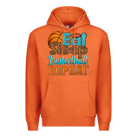 Carrot eat sleep basketball repeat Premium Hoodie - HRA Design Shop