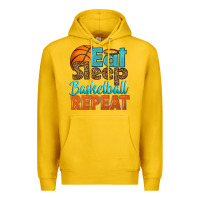 Lemon eat sleep basketball repeat Premium Hoodie - HRA Design Shop