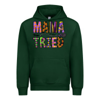 Forest Green Mama Tried Urban Hoodie - CowhideDigitalArt