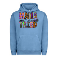 Pigment Pebble Blue Mama Tried Urban Hoodie - CowhideDigitalArt