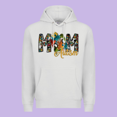 Mom Autism Premium Hoodie Designed By Sublimationcraftshop