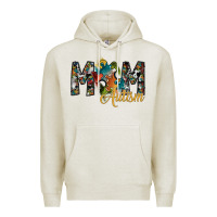 Oatmeal Heather mom autism Premium Hoodie - SublimationCraftShop