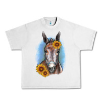 Lunar Rock Sunflower Donkey Urban Heavy Tee - RanaPortraitStore