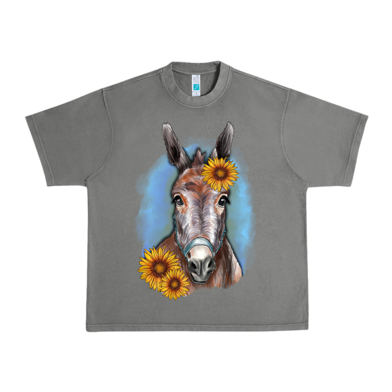 Sunflower Donkey Urban Heavy Tee by RanaPortraitStore | Teevron