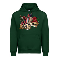 Forest Green hair hustler spray Urban Hoodie - SublimationCraftShop