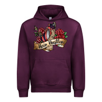 Mauve Wine hair hustler spray Urban Hoodie - SublimationCraftShop