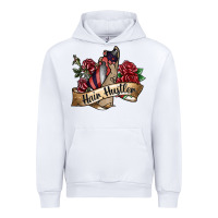 White hair hustler spray Urban Hoodie - SublimationCraftShop