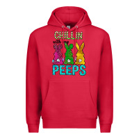 Cardinal Chillin with my peeps Ester Day Premium Hoodie - Neo Western