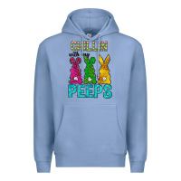 Colony Blue Chillin with my peeps Ester Day Premium Hoodie - Neo Western