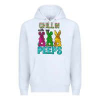 White Chillin with my peeps Ester Day Premium Hoodie - Neo Western