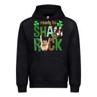 Black Ready to shamrock St. Patrick's Day Urban Hoodie - Neo Western
