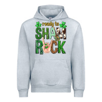 Heather Grey Ready to shamrock St. Patrick's Day Urban Hoodie - Neo Western