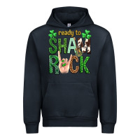 Navy Ready to shamrock St. Patrick's Day Urban Hoodie - Neo Western