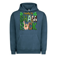 Pigment Midnight Navy Ready to shamrock St. Patrick's Day Urban Hoodie - Neo Western
