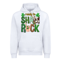 White Ready to shamrock St. Patrick's Day Urban Hoodie - Neo Western