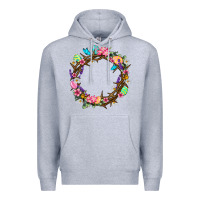 Heather Grey Crown of thorns Easter Day Premium Hoodie - Neo Western