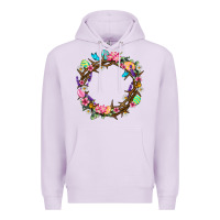 Lilac Crown of thorns Easter Day Premium Hoodie - Neo Western