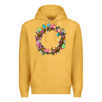 Mustard Crown of thorns Easter Day Premium Hoodie - Neo Western