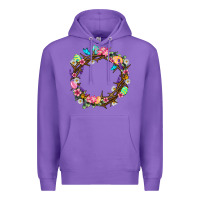 Purple Crown of thorns Easter Day Premium Hoodie - Neo Western