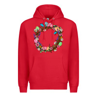 Red Crown of thorns Easter Day Premium Hoodie - Neo Western