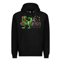 Black autism awareness Premium Hoodie - SublimationCraftShop