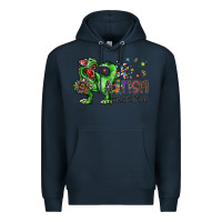 Navy autism awareness Premium Hoodie - SublimationCraftShop