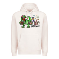 Pale Pink autism awareness Premium Hoodie - SublimationCraftShop