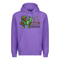 Purple autism awareness Premium Hoodie - SublimationCraftShop