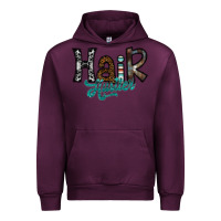 Mauve Wine hair hustler Urban Hoodie - SublimationCraftShop