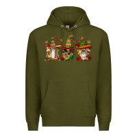 Army Green mexican gnomies Premium Hoodie - FaDigitalArtStudio