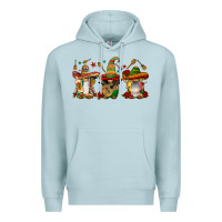 Blue Mist mexican gnomies Premium Hoodie - FaDigitalArtStudio