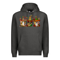 Charcoal Heather mexican gnomies Premium Hoodie - FaDigitalArtStudio
