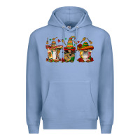 Colony Blue mexican gnomies Premium Hoodie - FaDigitalArtStudio