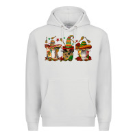 Dove Grey mexican gnomies Premium Hoodie - FaDigitalArtStudio