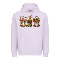 Lilac mexican gnomies Premium Hoodie - FaDigitalArtStudio