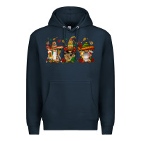Navy mexican gnomies Premium Hoodie - FaDigitalArtStudio