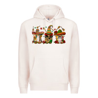 Pale Pink mexican gnomies Premium Hoodie - FaDigitalArtStudio
