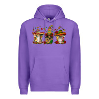 Purple mexican gnomies Premium Hoodie - FaDigitalArtStudio