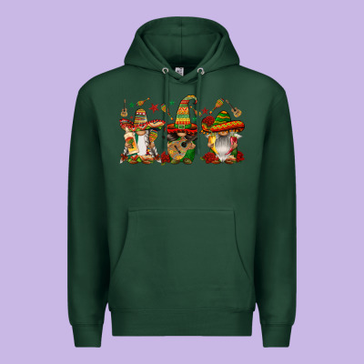 Mexican Gnomies Premium Hoodie Designed By Fadigitalartstudio