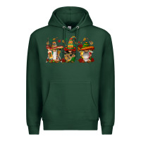 Sports Green mexican gnomies Premium Hoodie - FaDigitalArtStudio