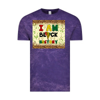 Cloud Purple i am black history Vintage Tee - Artiststas