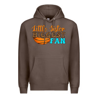 Coffee little sister biggest fan Premium Hoodie - HRA Design Shop