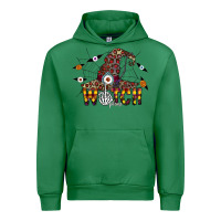 Emerald Witch Please Urban Hoodie - CowhideDigitalArt