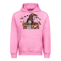 Fuchsia Pink Witch Please Urban Hoodie - CowhideDigitalArt