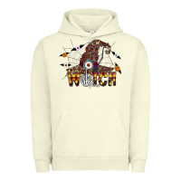 Pigment Pistachio Witch Please Urban Hoodie - CowhideDigitalArt