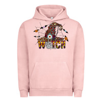Pigment Salmon Witch Please Urban Hoodie - CowhideDigitalArt