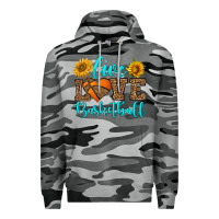 Slate Camo live love basketball Premium Hoodie - HRA Design Shop