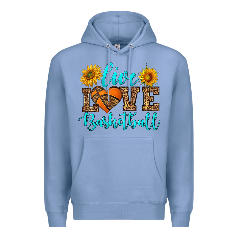 Live Love Basketball Premium Hoodie by HRA Design Shop | Teevron