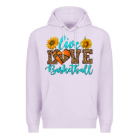 Lilac live love basketball Premium Hoodie - HRA Design Shop