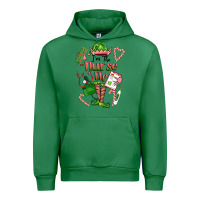 Emerald im the nurse elf Urban Hoodie - FaDigitalArtStudio